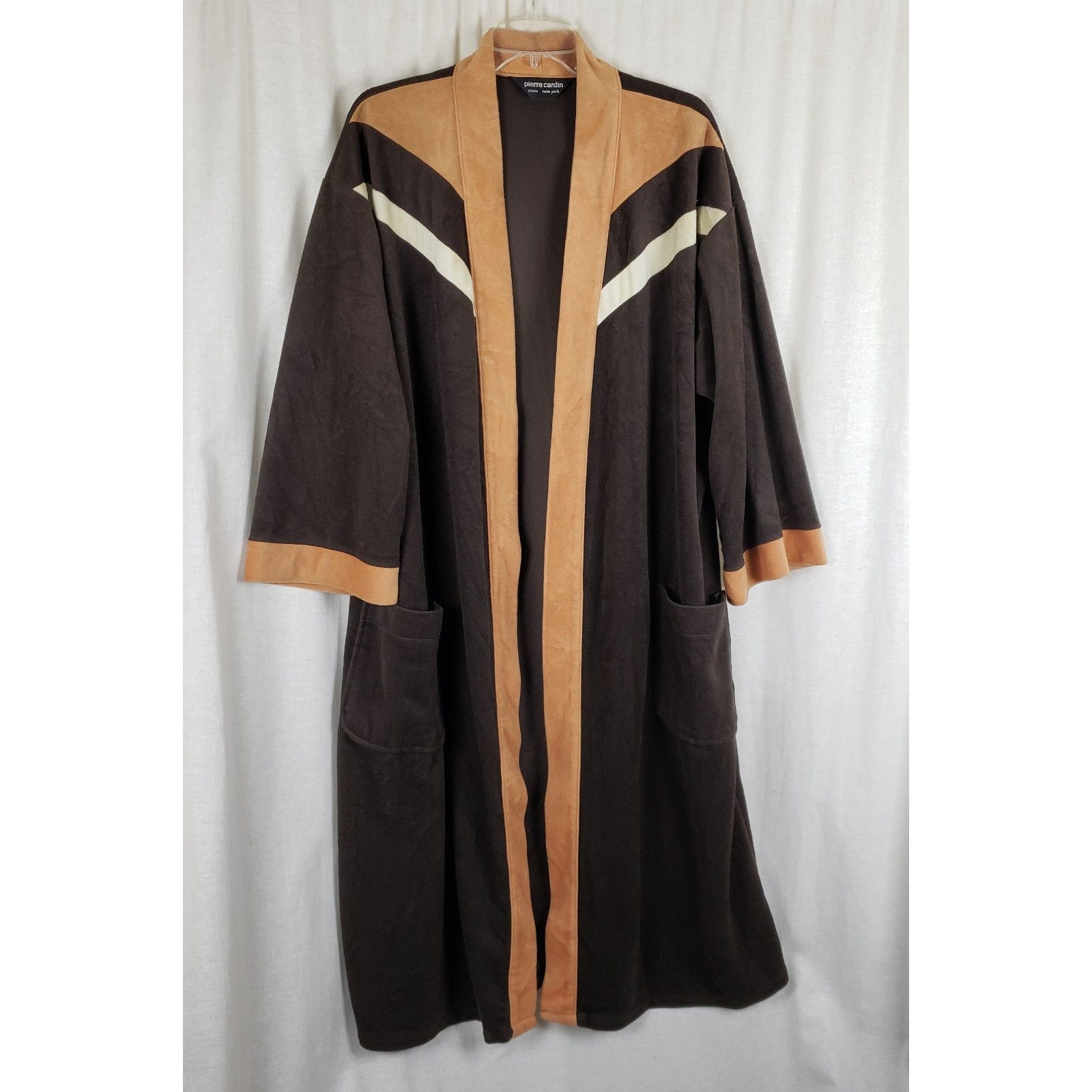 Pierre Cardin Pierre Cardin Velour Bath Robe Mens OS US Smoking Jacket 70s Size US L / EU 52-54 / 3 - 2 Thumbnail