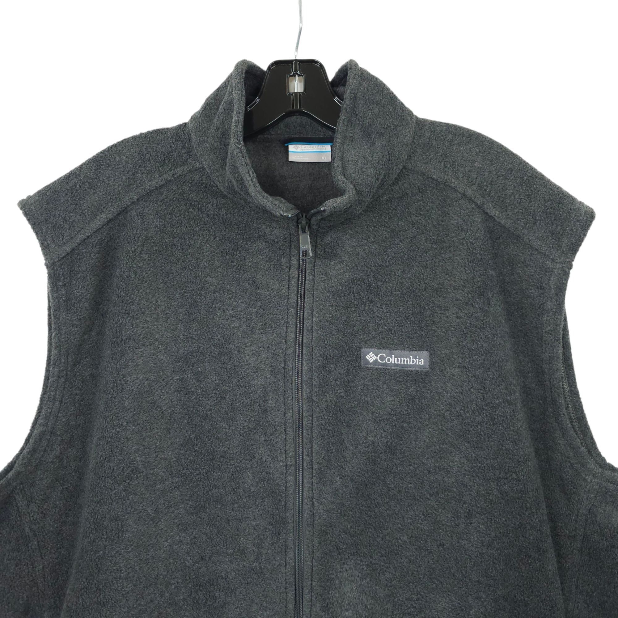 Columbia Columbia Fleece Full Zip Vest Mens XL High Neck Zip Pockets Size US XL / EU 56 / 4 - 9 Thumbnail