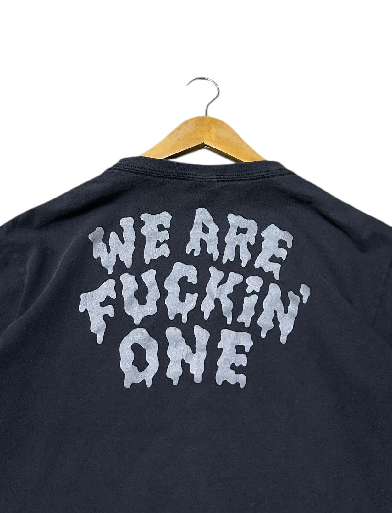 Band Tees Vintage Pizza of death record ‘we are fuckin one’ black tee Size US M / EU 48-50 / 2 - 5 Thumbnail