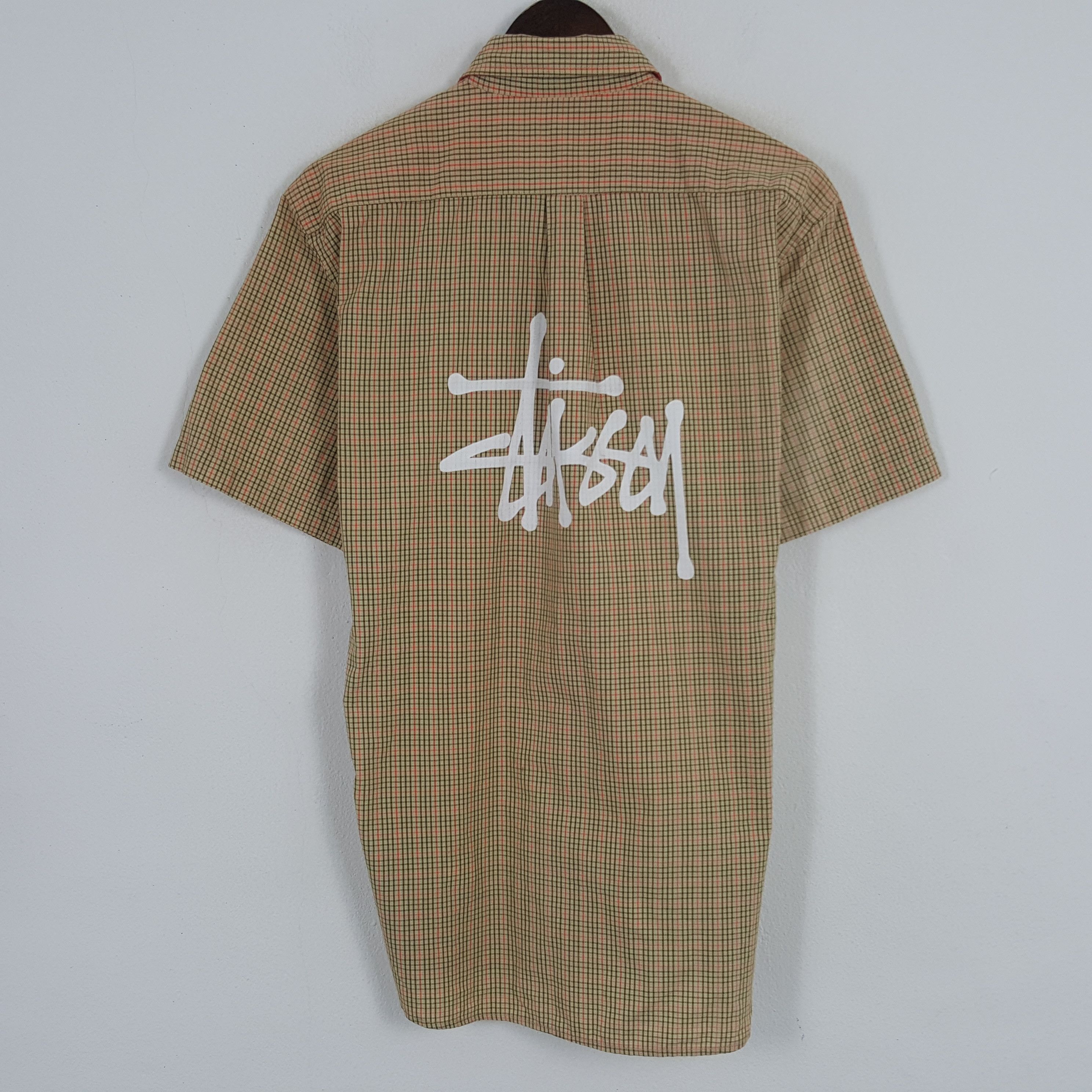 Stussy × Vintage Vintage Stussy USA Custom Art Button Up Shirt Size US L / EU 52-54 / 3 - 1 Thumbnail