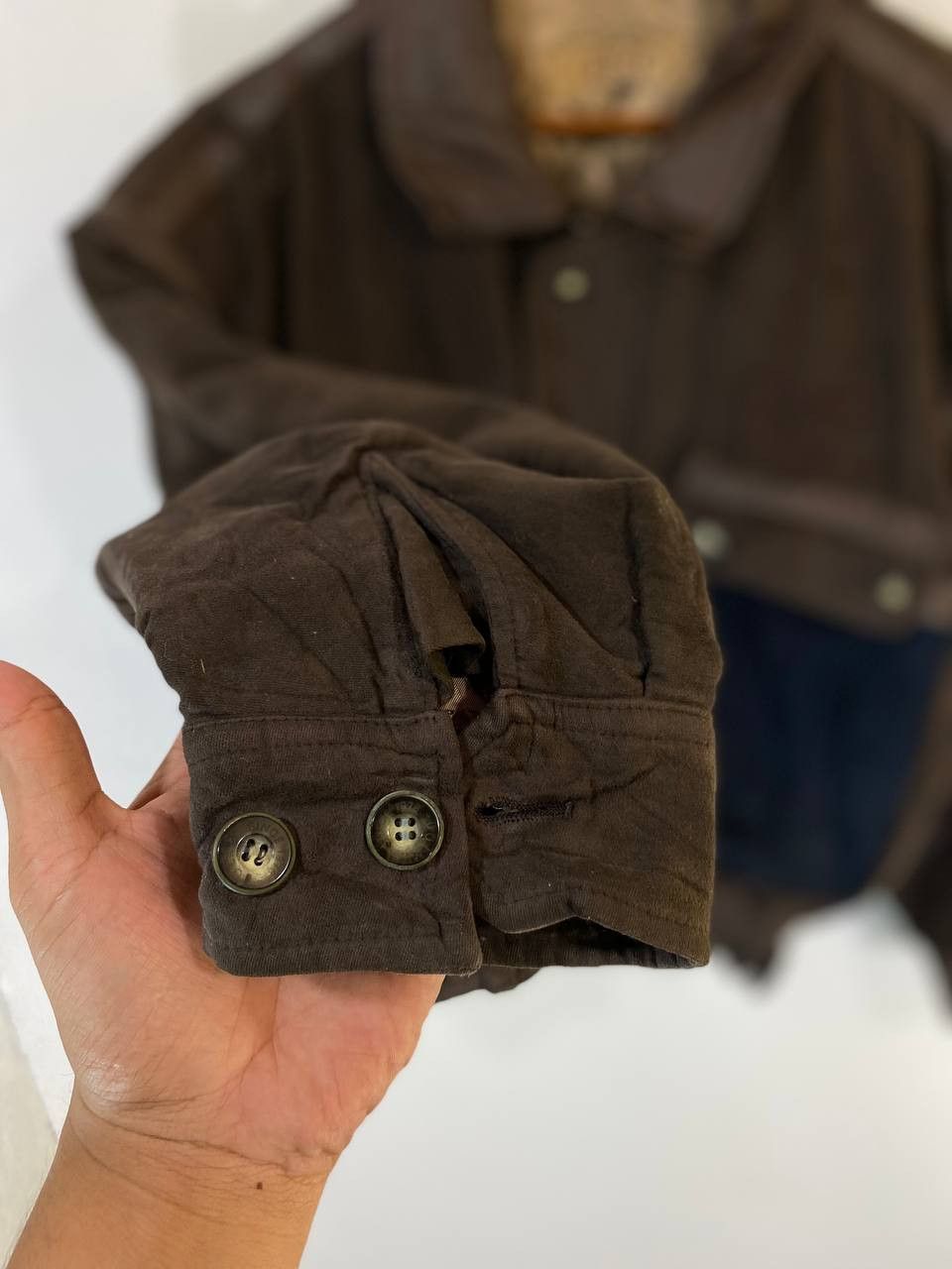 Vintage vintage dolce partially leather jacket nice design Size US XL / EU 56 / 4 - 6 Thumbnail