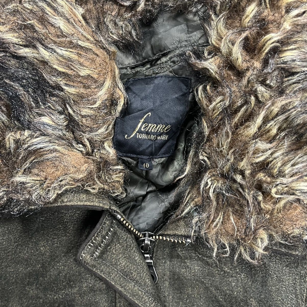 Tornado Mart Tornado mart micro suede fur collar coat jacket Size M / US 6-8 / IT 42-44 - 7 Thumbnail