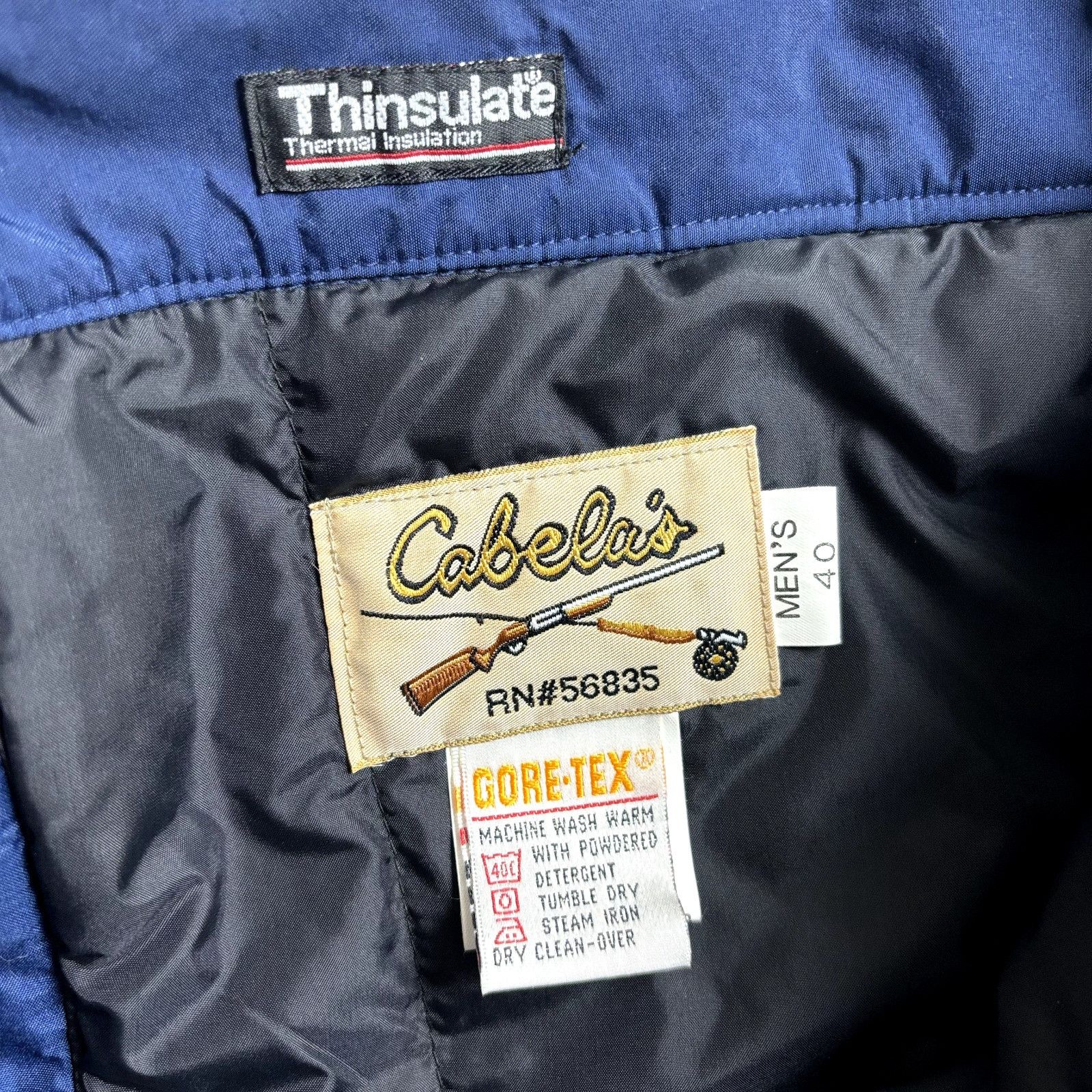 Other Cabela's Men's Sz 40x32 Blue Gore-Tex Thinsulate Hunting Out Size US 40 / EU 56 - 10 Thumbnail