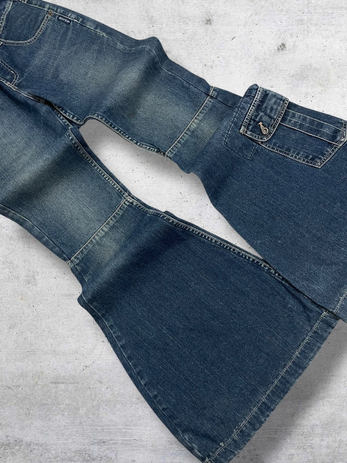 Japanese Brand VINTAGE SILVER CLOTHING COMPANY DESIGNER 90S BOOTCUT DENIM Size US 26 / EU 42 - 6 Thumbnail