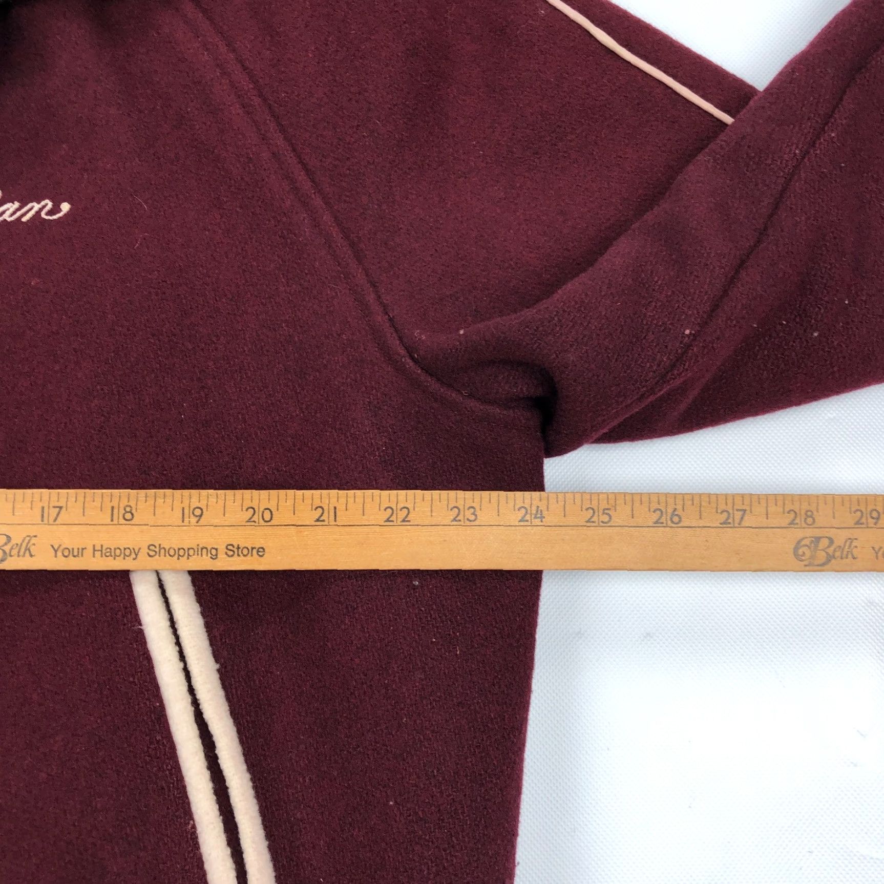 Vintage VINTAGE Hewitt Wool Jacket Men 46 Red Varsity School Marching Band Clifton High Mustangs Size US S / EU 44-46 / 1 - 4 Thumbnail
