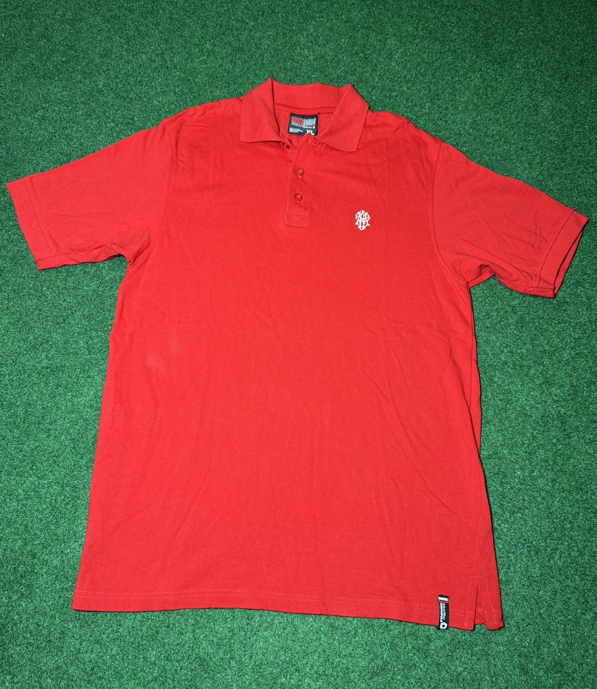 Southpole Y2K South Pole Red Collared Baggy Polo Hip Hop Grunge Shirt Size US XL / EU 56 / 4 - 1 Thumbnail