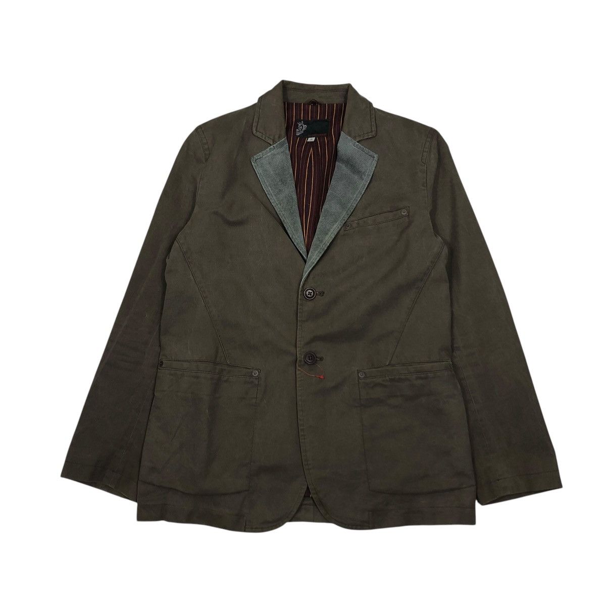 🔥VINTAGE CHORE WORKER JACKET BLANKET 291295=HOMME JAPAN