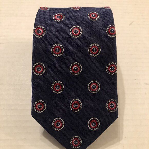 Brooks Brothers brooks brothers men's new navy 100%silk tie 3 1/4" X 59" Size ONE SIZE - 1 Thumbnail