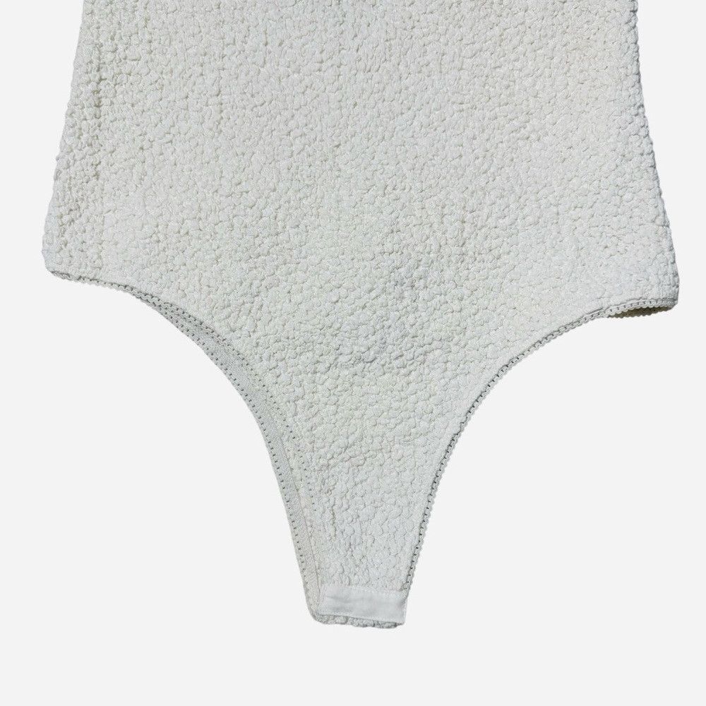 Free People NWT New Free People Seaside Marshmallow White Bodysuit Size Size M / US 6-8 / IT 42-44 - 4 Thumbnail