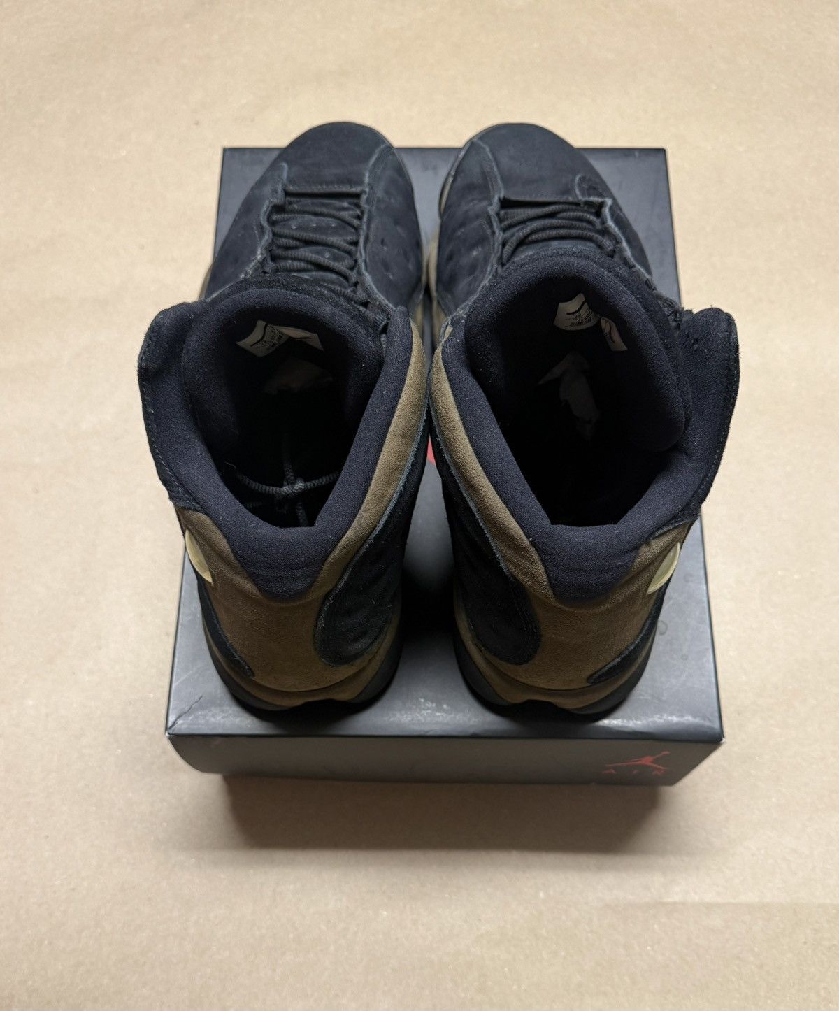Jordan Brand Nike Air Jordan 13 Retro Olive Men’s size 14 Shoes Rare! Size US 14 / EU 47 - 4 Thumbnail