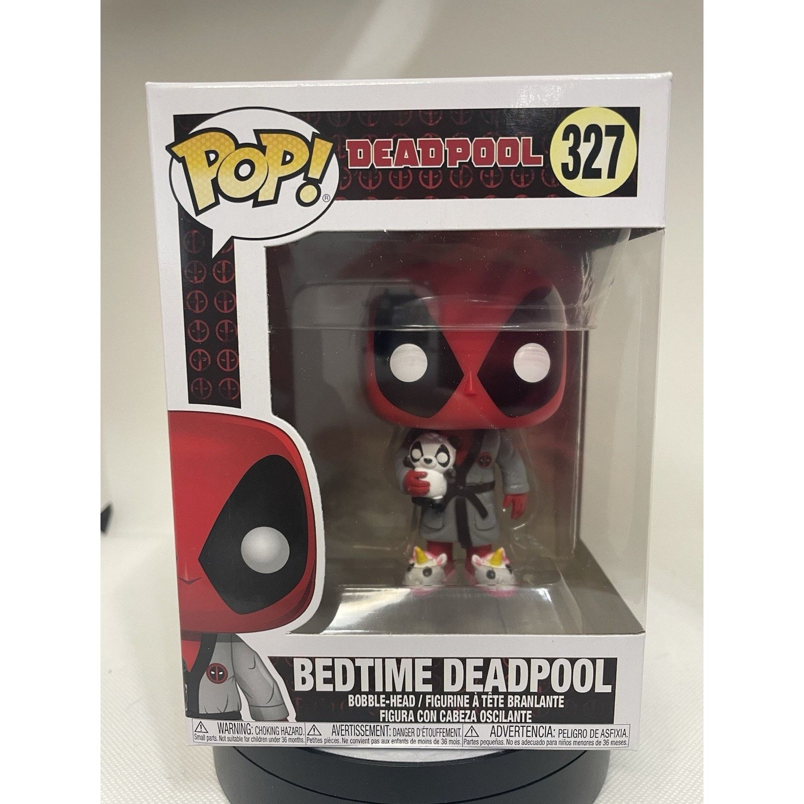 Marvel Comics Funko Pop! Bedtime Deadpool #327 With Pop Protector Size ONE SIZE - 1 Thumbnail