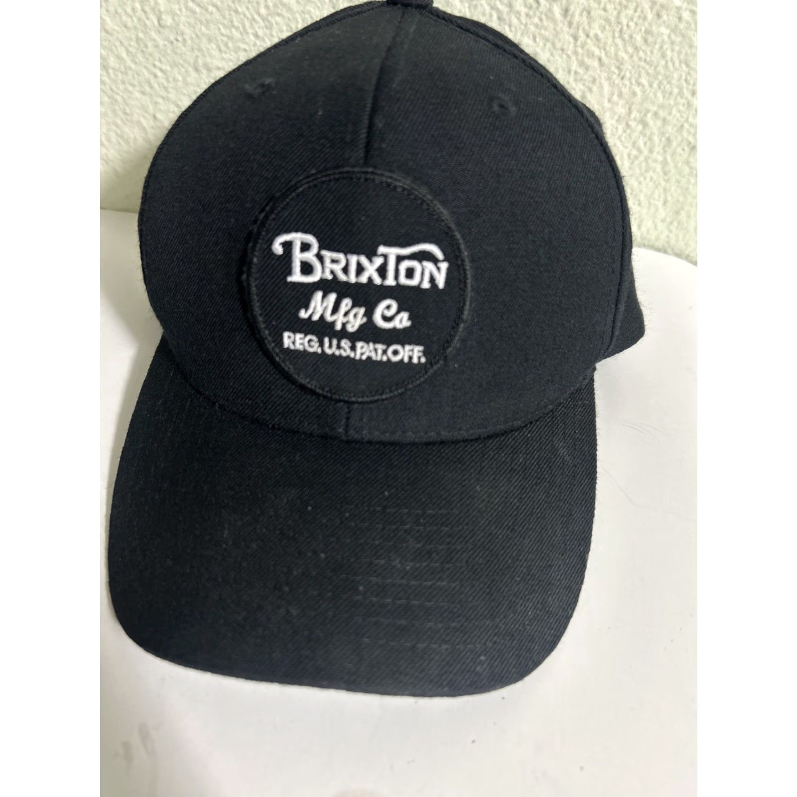 Brixton Brixton Supply Hat Cap Black White Snapback Embroidered One Size Adjustable Mens Size ONE SIZE - 3 Thumbnail