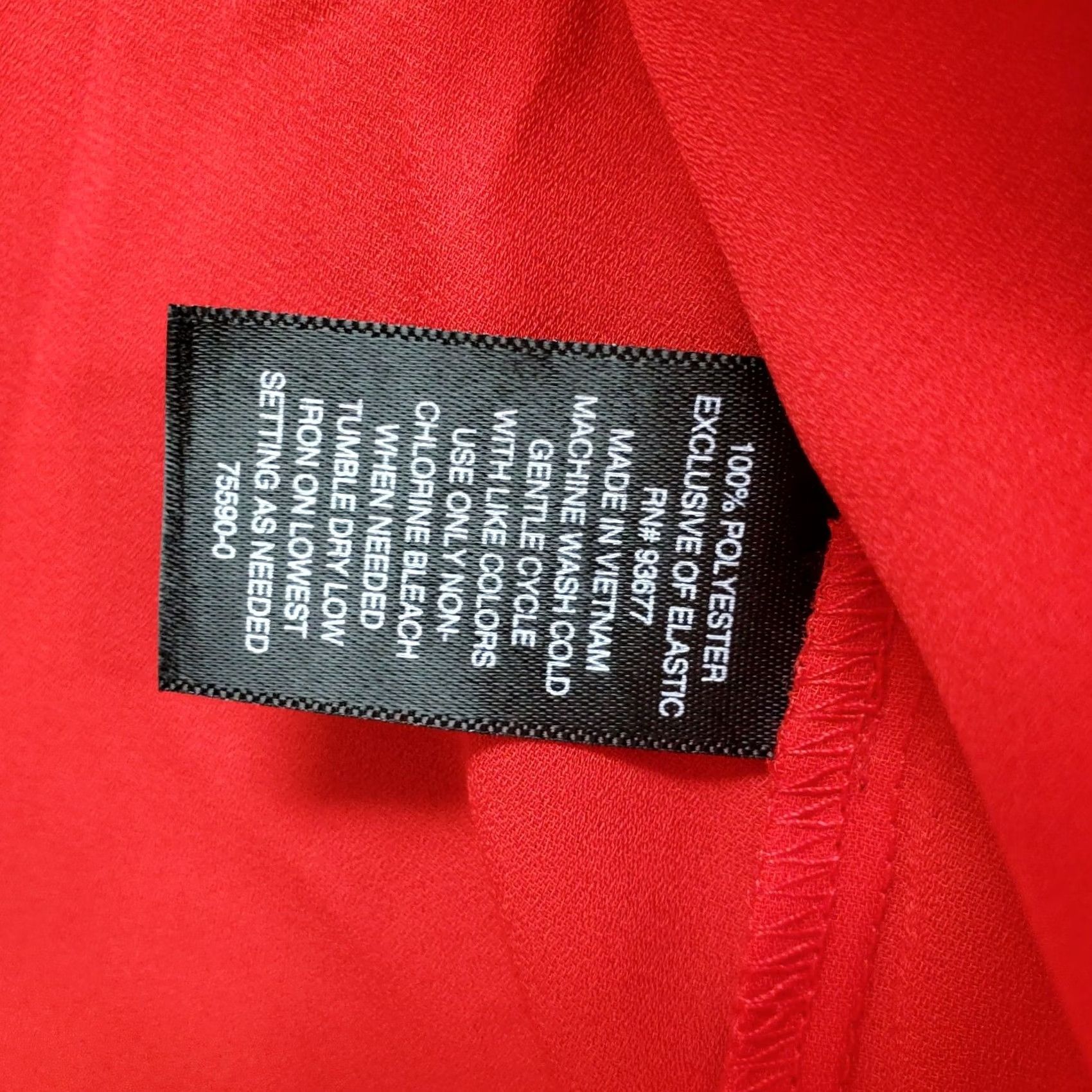 Worthington Worthington Blouse Womens Size XL Red Long Sleeve High Neck Back Zip shirt Size XL / US 12-14 / IT 48-50 - 6 Thumbnail