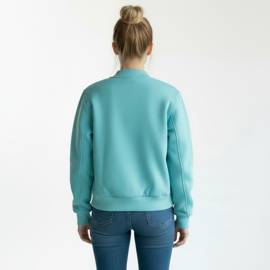 Victoria's Secret Victoria's Secret Cotton Fleece Snap Bomber Jacket, L Size S / US 4 / IT 40 - 6 Thumbnail