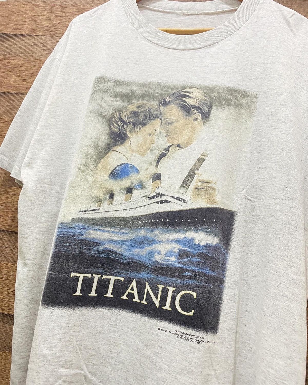 Other × Vintage Vintage 90s Titanic Movie Poster Promo Tee Size US XL / EU 56 / 4 - 4 Thumbnail