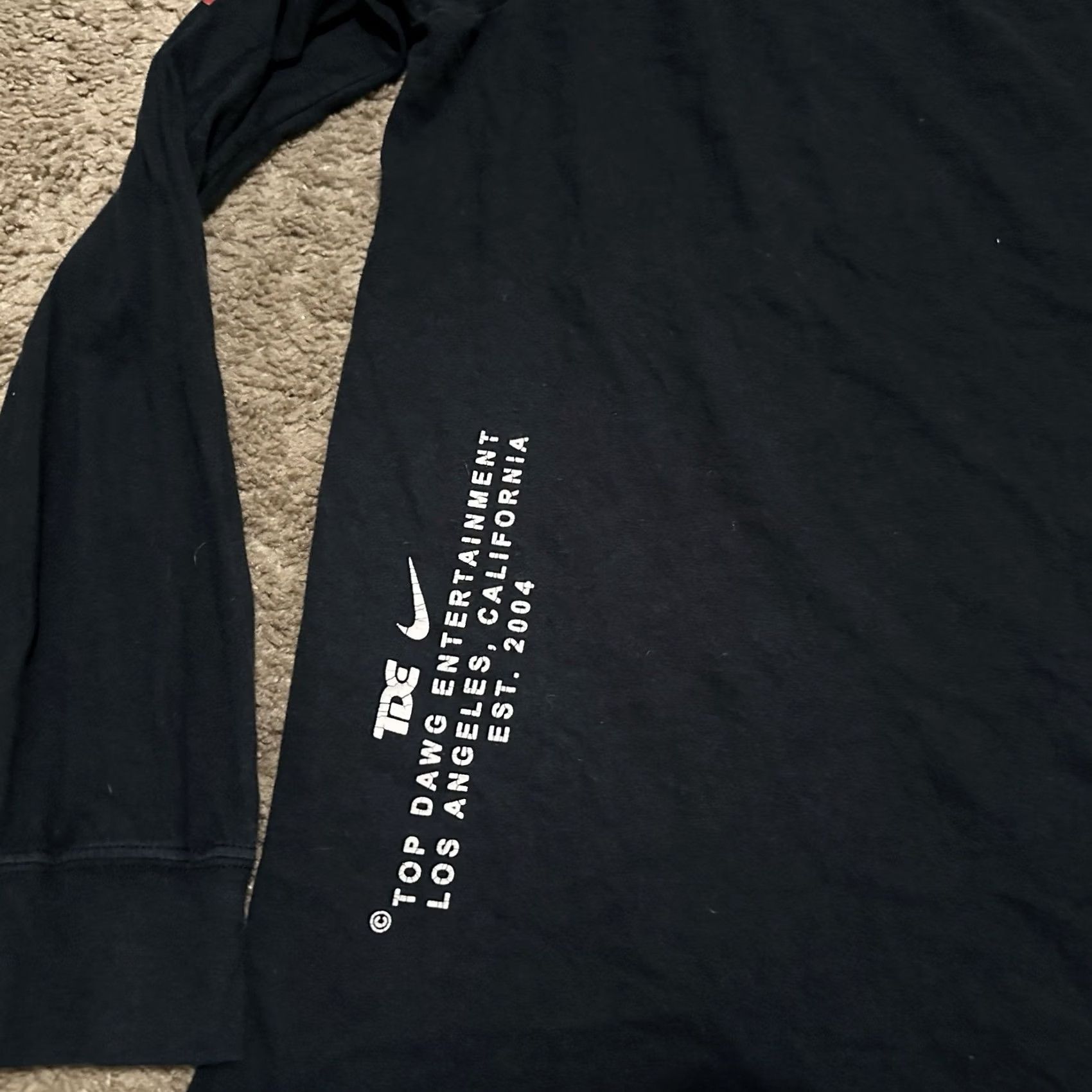 Nike Nike TDE Top Dawg Entertainment Shirt Mens Large Long Sleeve Black Size US L / EU 52-54 / 3 - 7 Thumbnail