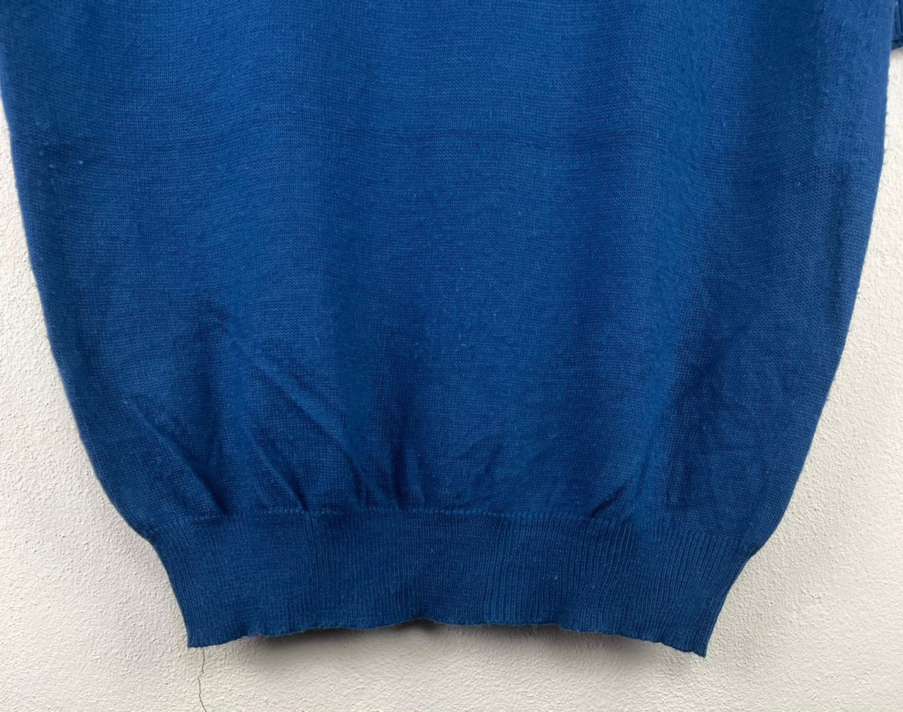 Comme des Garcons Homme Plus × Japanese Brand × Rei Kawakubo AD1998 Short Sleeve Knit Sweater Size US M / EU 48-50 / 2 - 7 Thumbnail