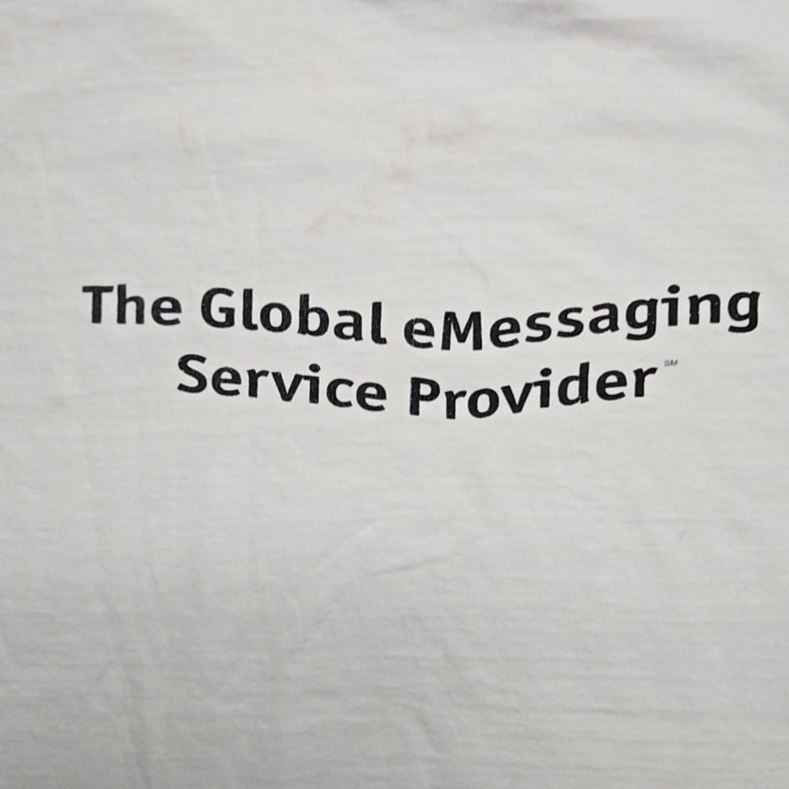 Hanes Vintage USANET Shirt Global eMessaging Service White L 90s Size US L / EU 52-54 / 3 - 8 Thumbnail
