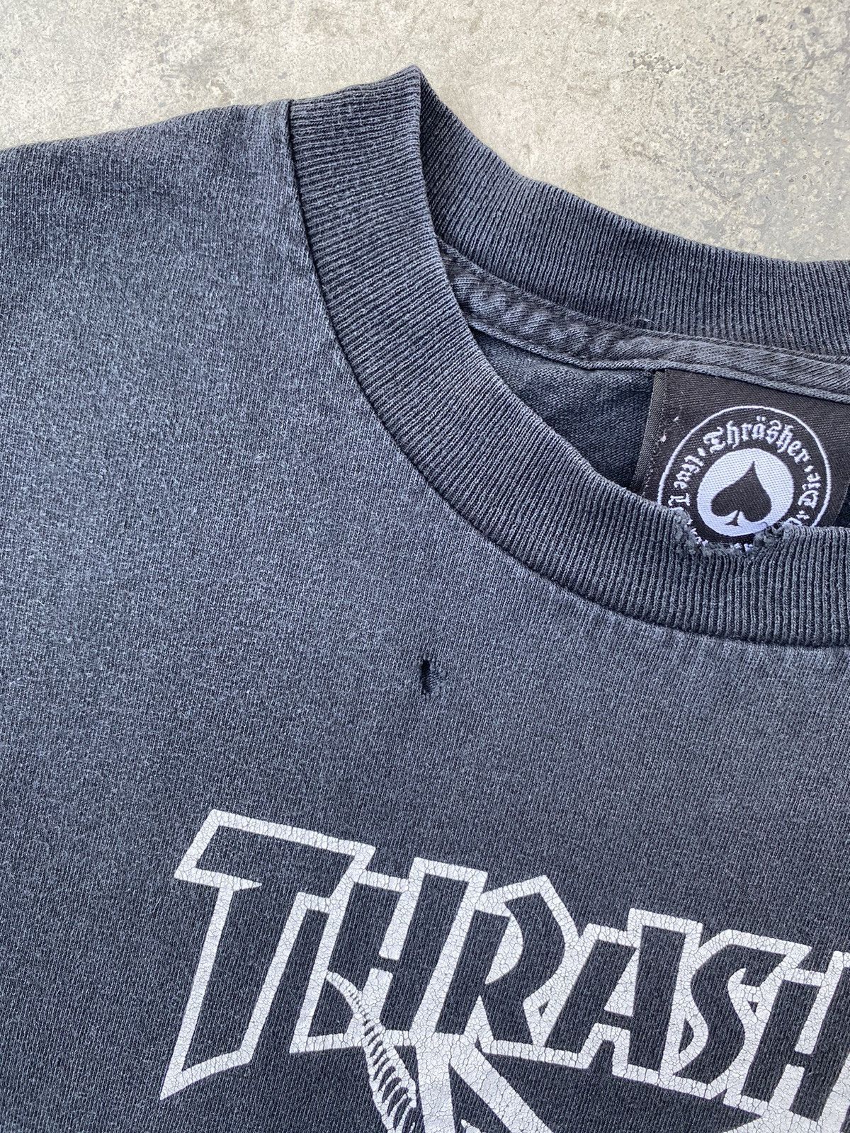 Vintage Rare🔥Vintage Distressed Thrasher Metal 666 Tees Size US M / EU 48-50 / 2 - 4 Thumbnail