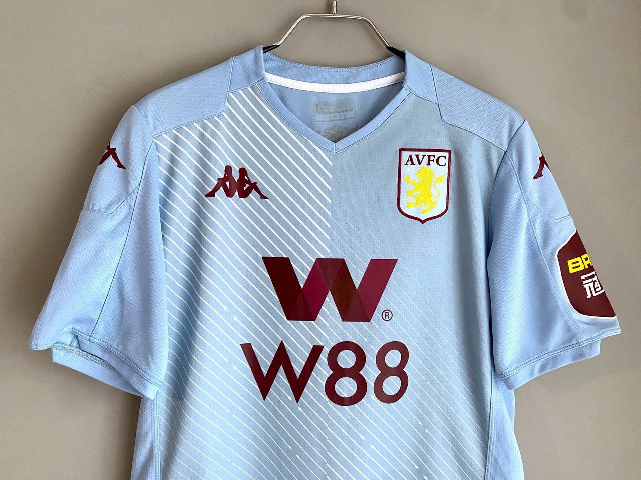 Kappa FC Aston Villa 2019/20 Away Football Shirt Soccer Jersey, M Size US M / EU 48-50 / 2 - 4 Thumbnail