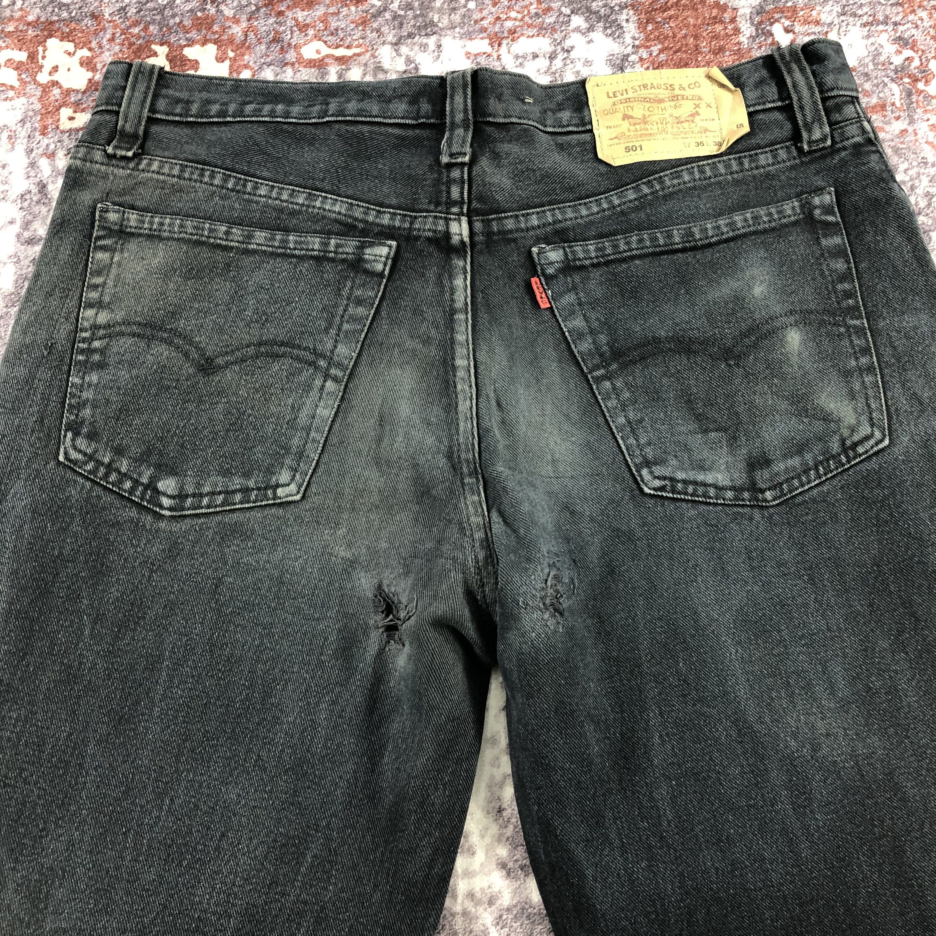 Levi's Vintage Levis 501 Earth Tone Jeans-JM2453 Size US 36 / EU 52 - 4 Thumbnail