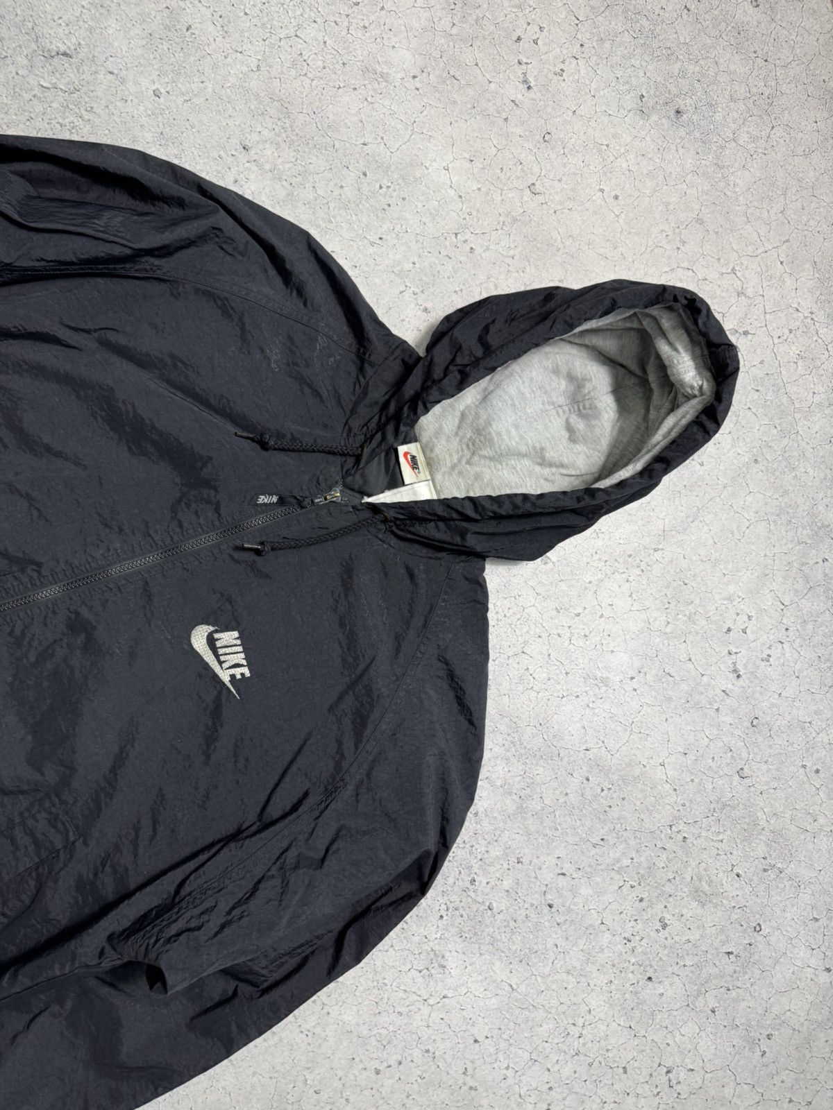 Nike Vintage 80s Nike Jacket Big Swoosh Drill Y2K Rare Size US M / EU 48-50 / 2 - 5 Thumbnail