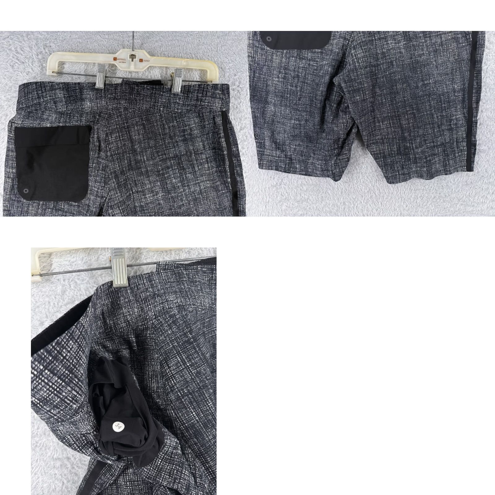 Lululemon Lululemon Swim Trunks Men 34 Gray Lightweight Board Shorts - 10" - Pockets Visible - Gray/Blue Surf Beach Pattern - Nylon Swim Bottoms Mens 34 Regular Size US 34 / EU 50 - 9 Thumbnail