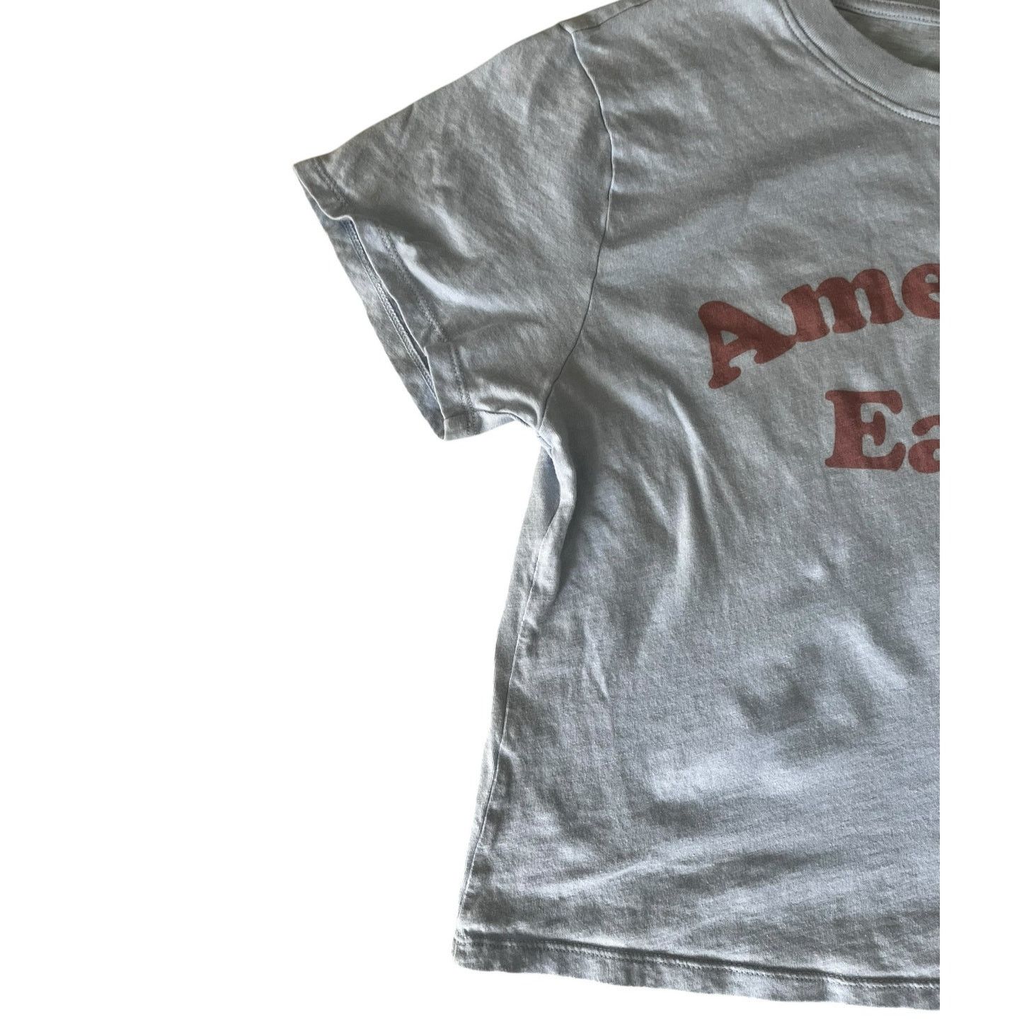 American Eagle Outfitters American Eagle Cropped Short Sleeve T-Shirt Size S/P Size S / US 4 / IT 40 - 3 Thumbnail