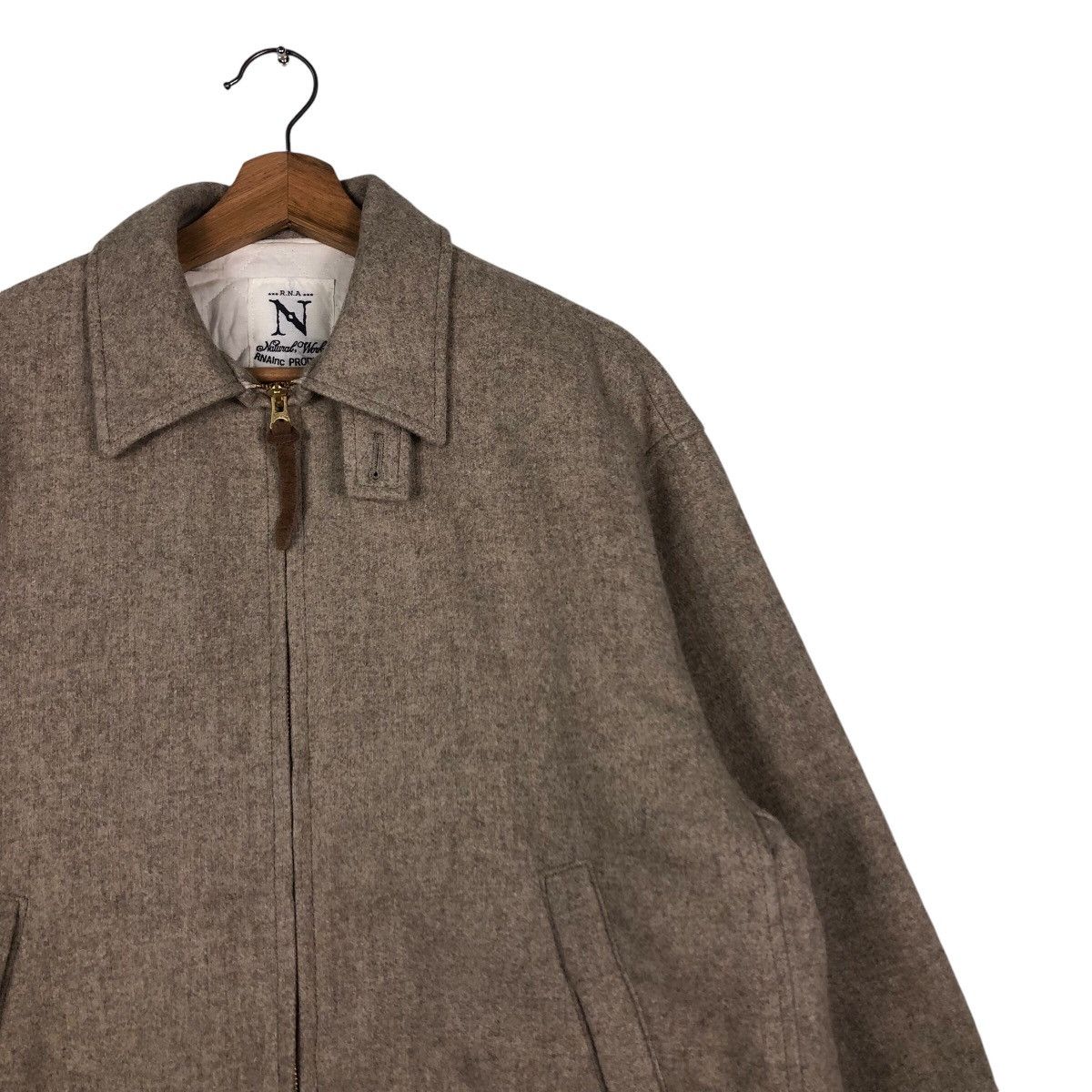 45rpm 📌Vintage Wool Bomber Jacket Zipper Rna Product Japan Size US M / EU 48-50 / 2 - 7 Thumbnail