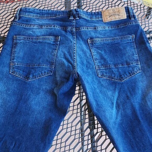 Akademiks Akademiks Jeanius Distressed Sz. 36x32 Blue Jeans Size US 36 / EU 52 - 7 Thumbnail