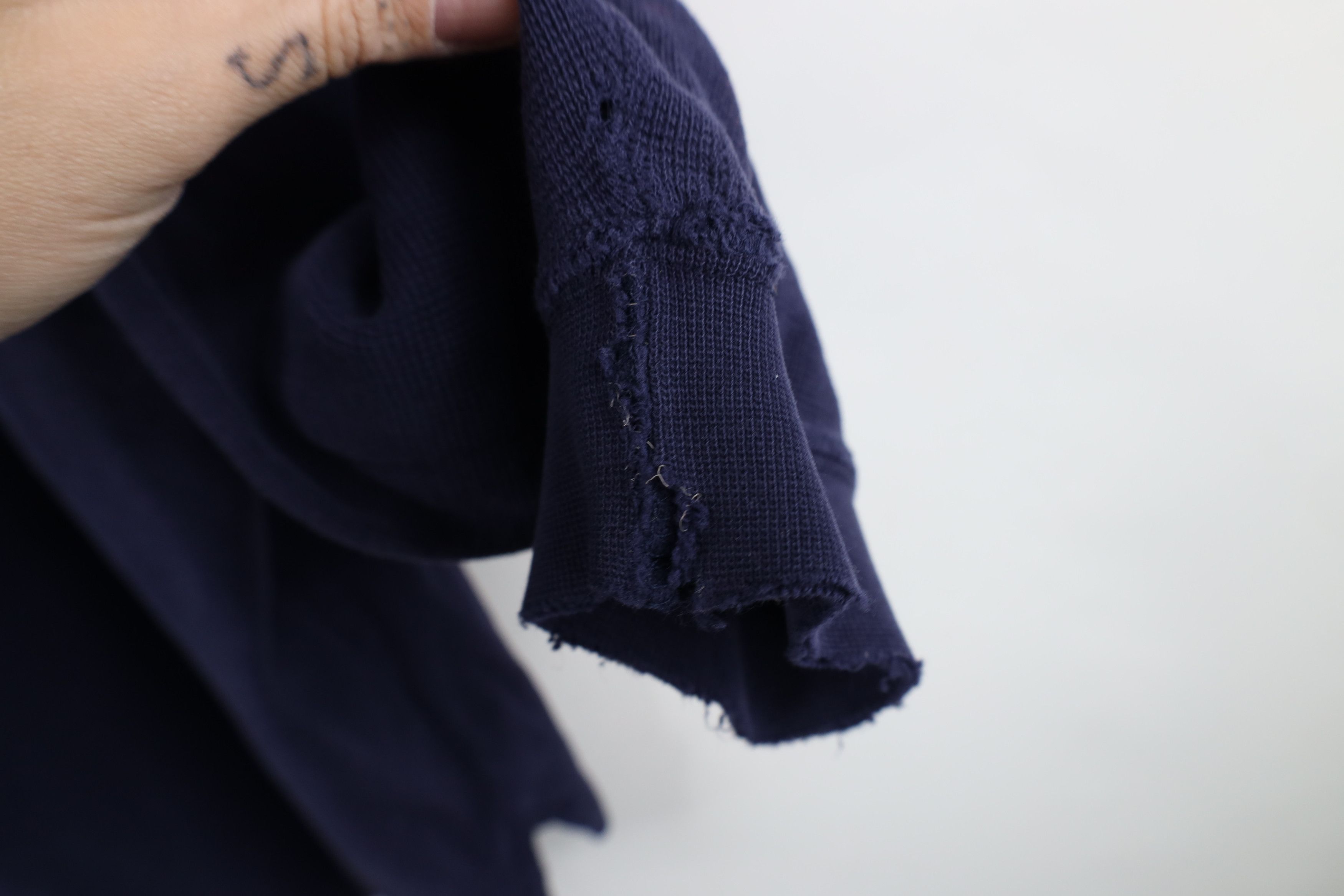Vintage Vintage 90s Streetwear Thermal Waffle Knit Henley T-Shirt Size US L / EU 52-54 / 3 - 9 Thumbnail