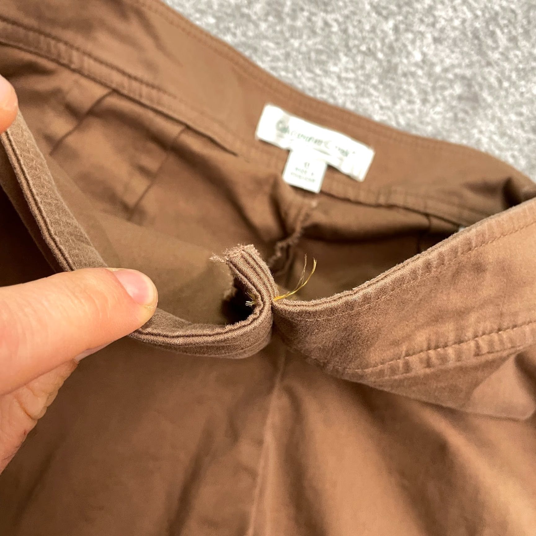 Coldwater Creek VINTAGE Coldwater Creek Women’s Chino Pants Straight Leg 10 Brown City Preppy Casual Office Size 32" / US 10 / IT 46 - 6 Thumbnail