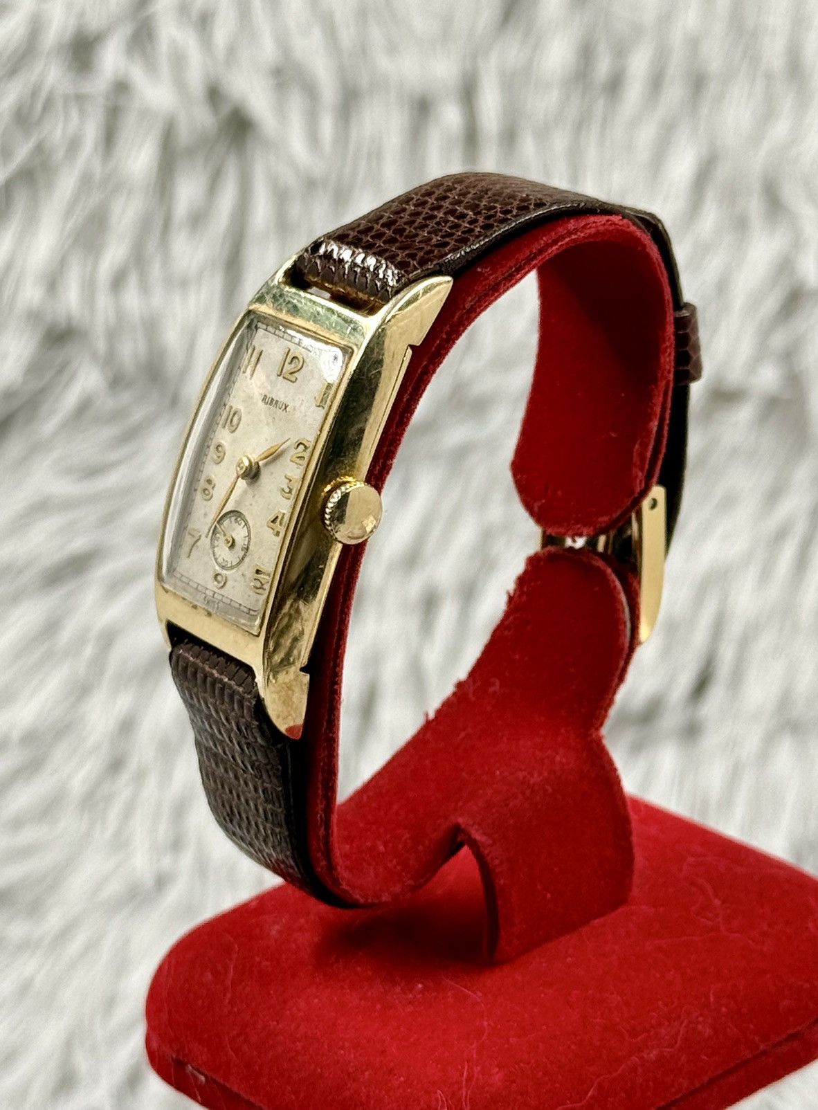 Vintage Vintage RIBAUX TANK Sub-Seconds Swiss Manual Unisex Watch Size ONE SIZE - 4 Thumbnail