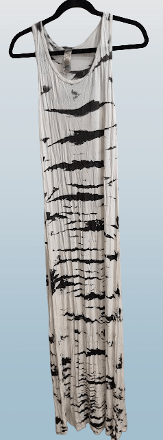 Other Women's American Twist Tank Dress Black & White Sz L Maxi Size L / US 10 / IT 46 - 2 Thumbnail