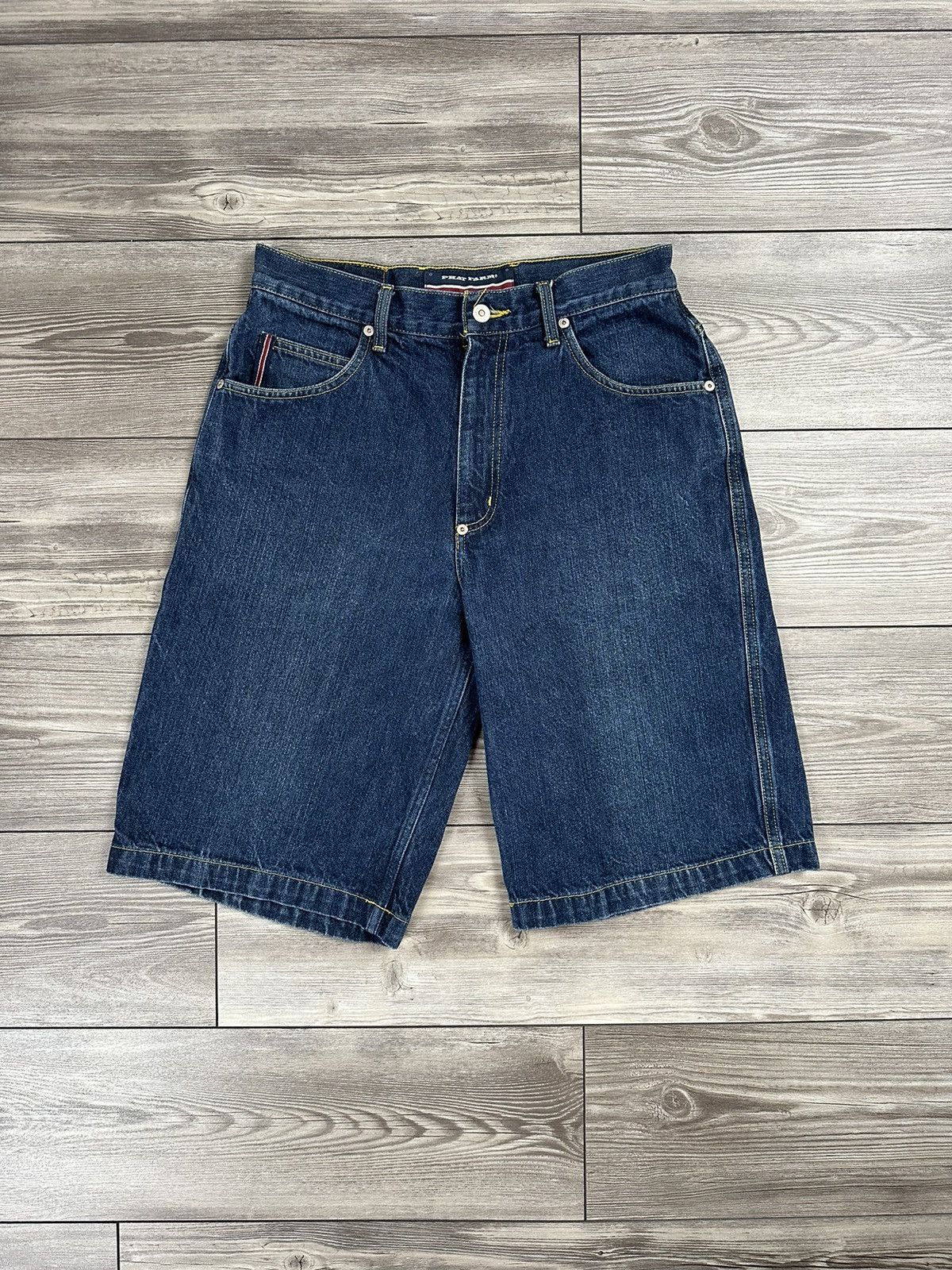 JNCO Vintage Y2K Phat Farm Baggy Denim Shorts Size US 32 / EU 48 - 1 Thumbnail