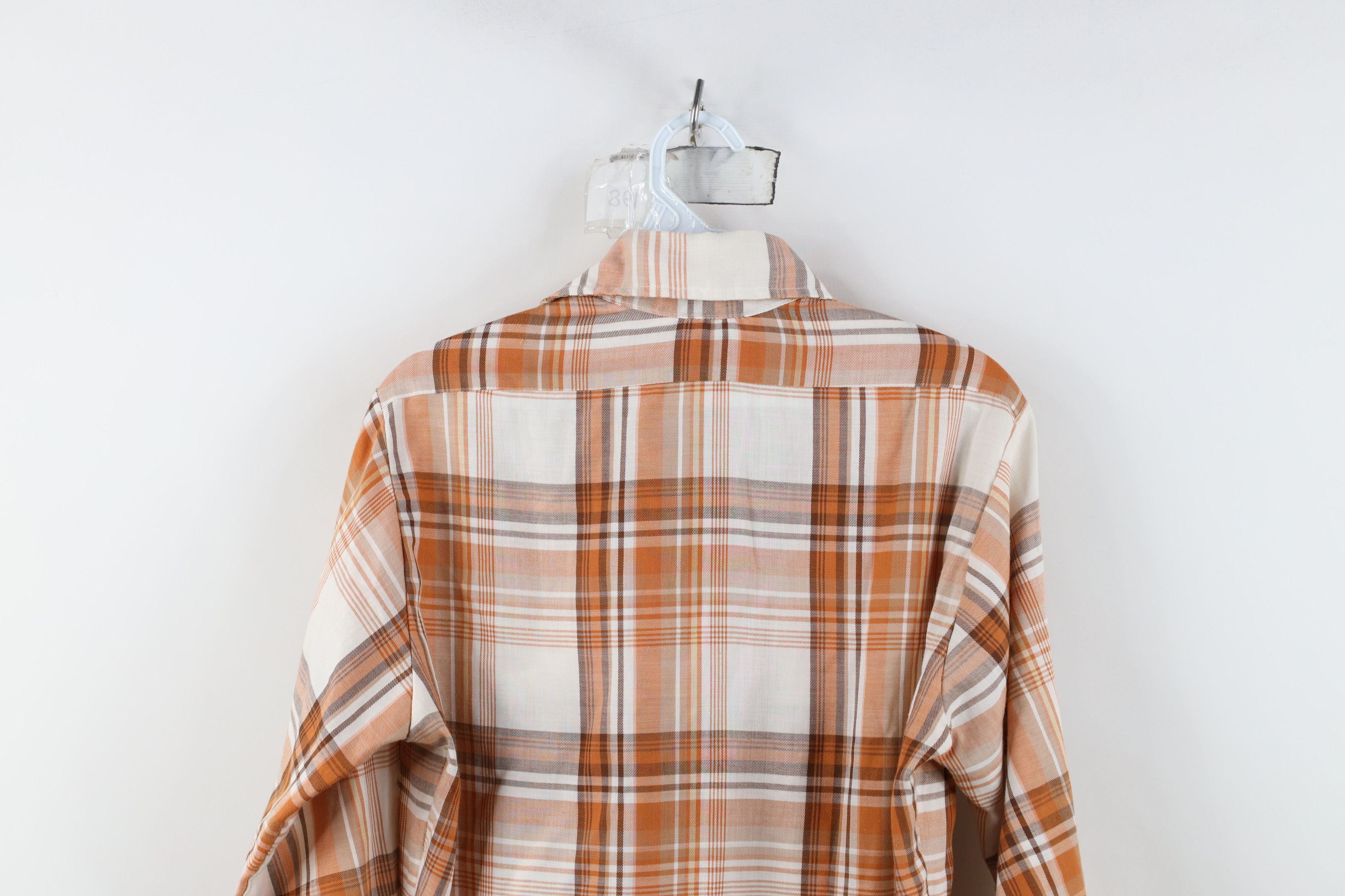 Levi's Vintage 70s Levis Western Cowboy Flannel Button Shirt USA Size US S / EU 44-46 / 1 - 11 Thumbnail