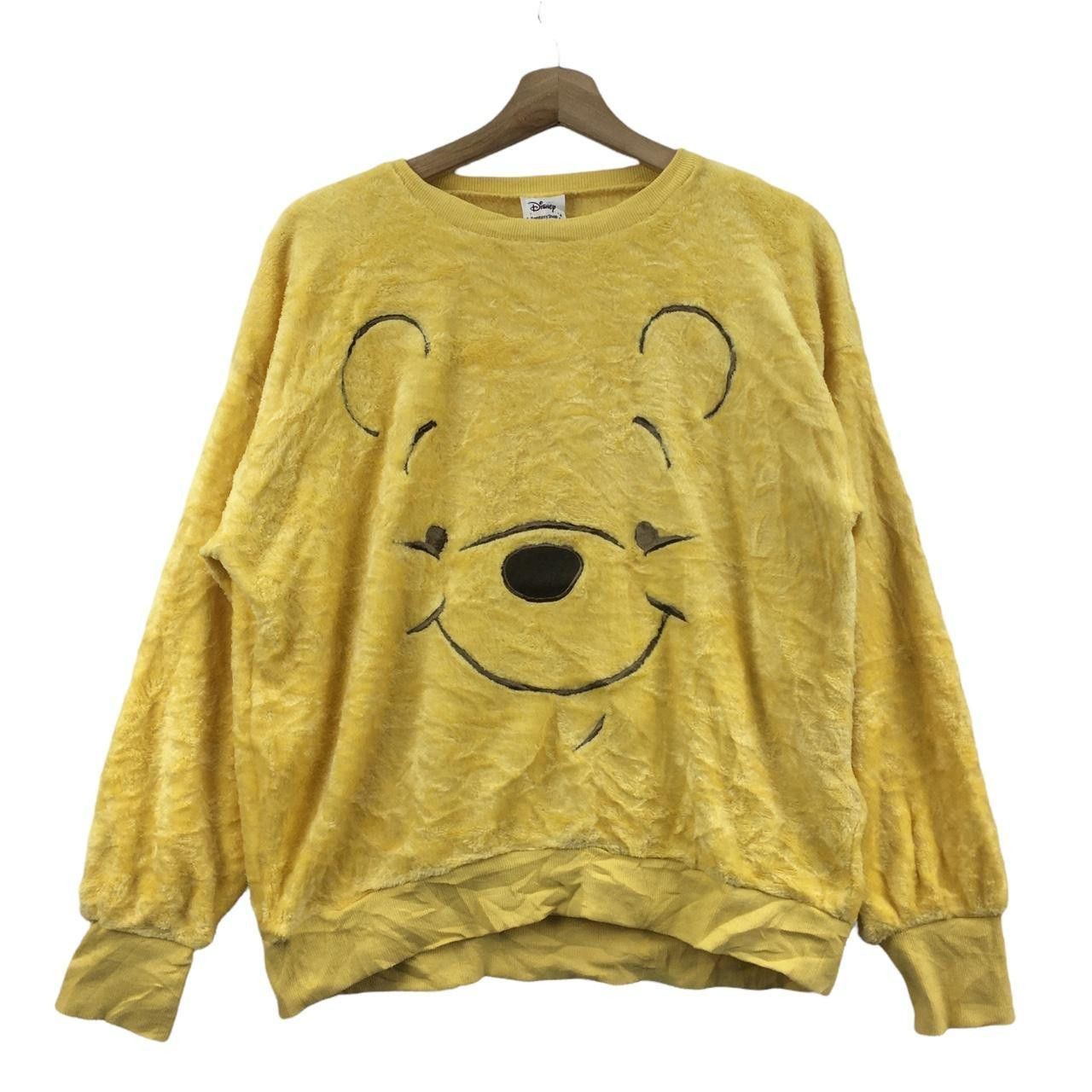 Disney Vtg DISNEY WINNIE The POOH Smiley Face Fleece Sweatshirt Size M / US 6-8 / IT 42-44 - 1 Thumbnail