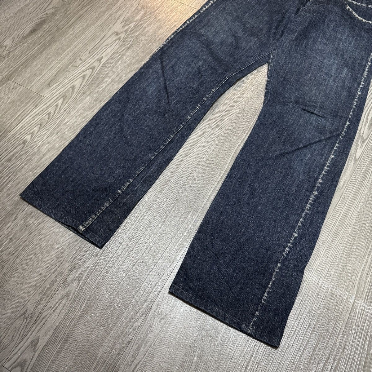 Issey Miyake Issey Miyake A-Poc Cotton Galaxy Denim Pants Size US 29 - 2 Thumbnail