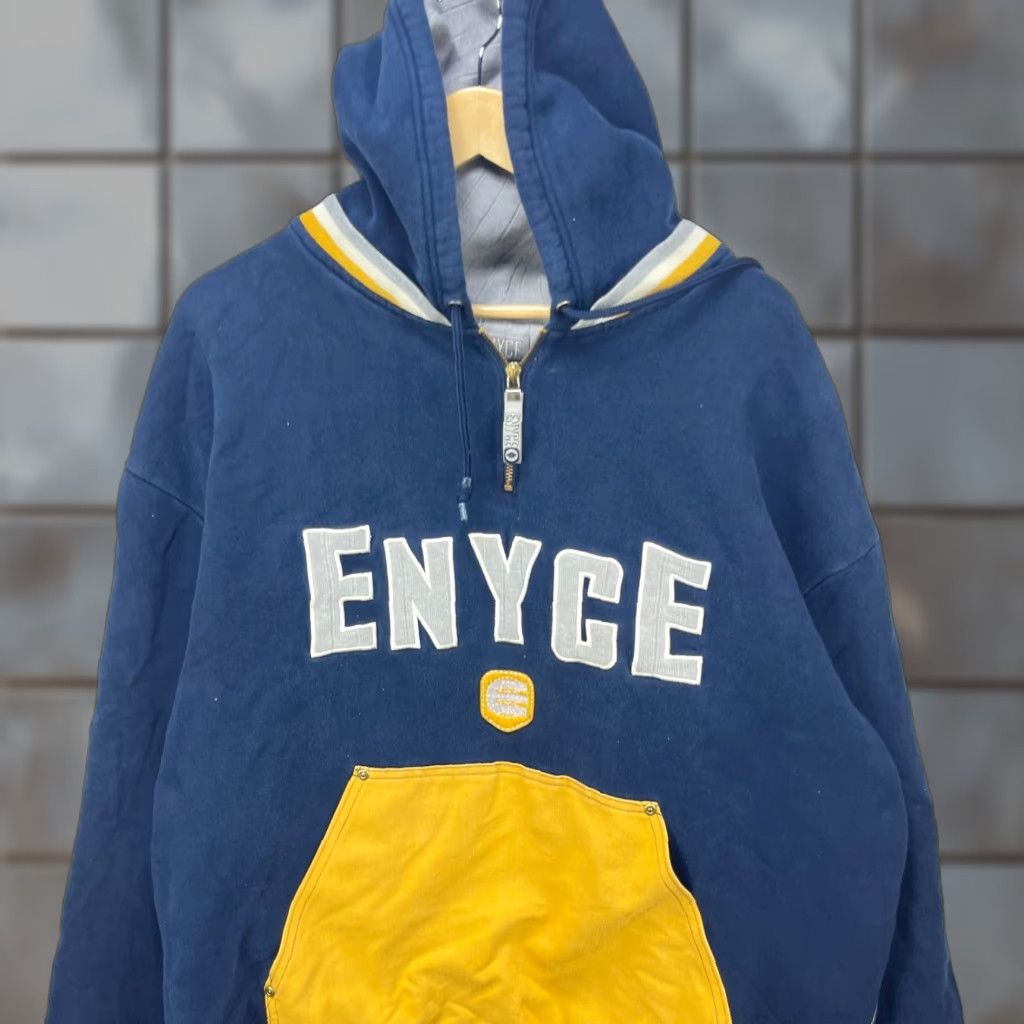 Enyce VINTAGE Enyce Hoodie Baggy 3XL Hip Hop Sean John Mens Blue Pullover Size US XXL / EU 58 / 5 - 1 Thumbnail