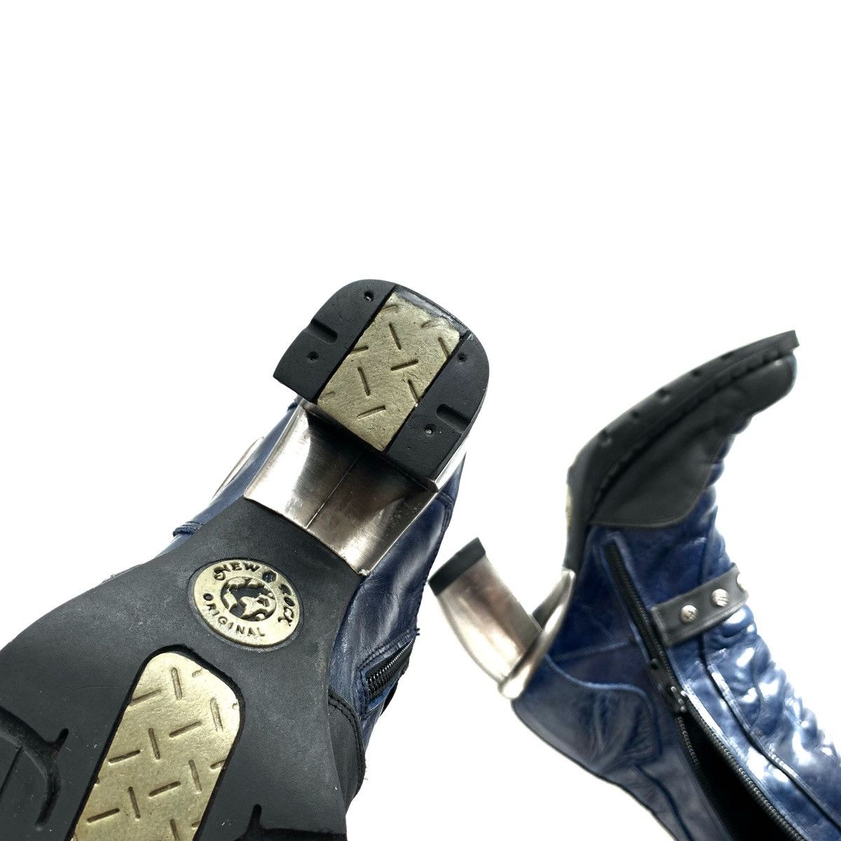 New Rock New Rock Blue Boots Vintage Size US 7 / IT 37 - 10 Thumbnail