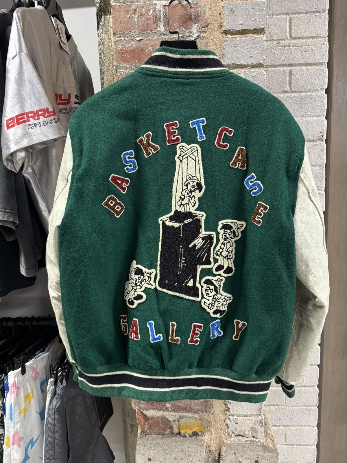 basketcase gallery Basketcase Gallery Varsity Jacket Green Size US L / EU 52-54 / 3 - 2 Thumbnail