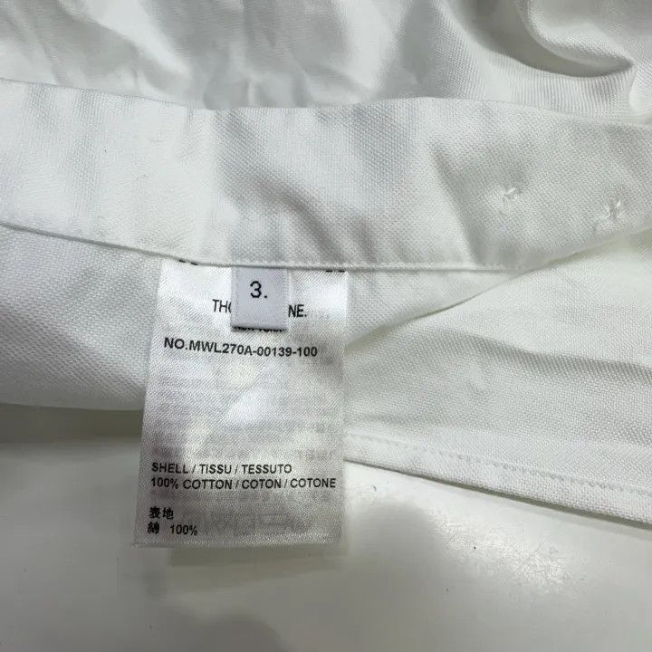 Thom Browne Thom Browne Logo Pattern Long Sleeve Shirt -2507 Size US M / EU 48-50 / 2 - 4 Thumbnail