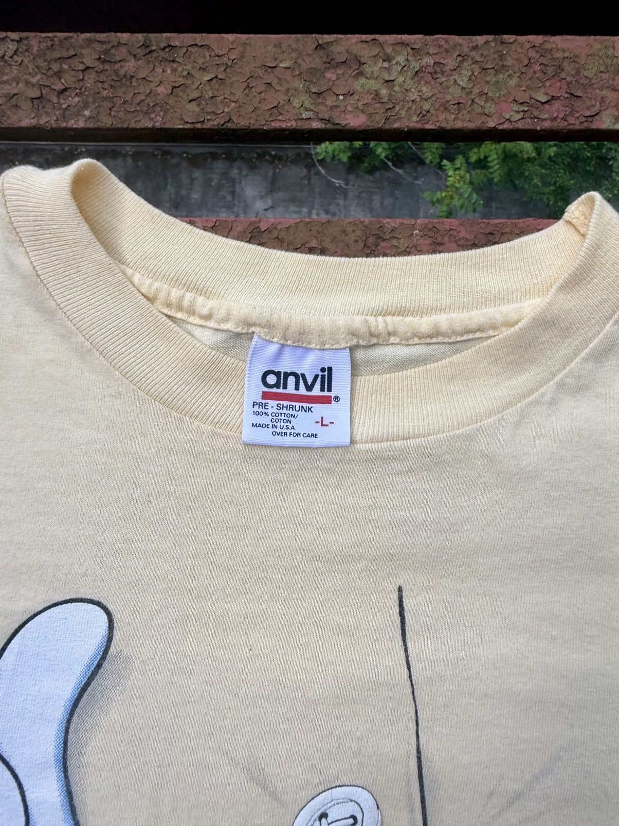 Anvil VINTAGE 90s DISNEY MICKEY BIG PRINT ANVIL TEE Size US L / EU 52-54 / 3 - 5 Thumbnail