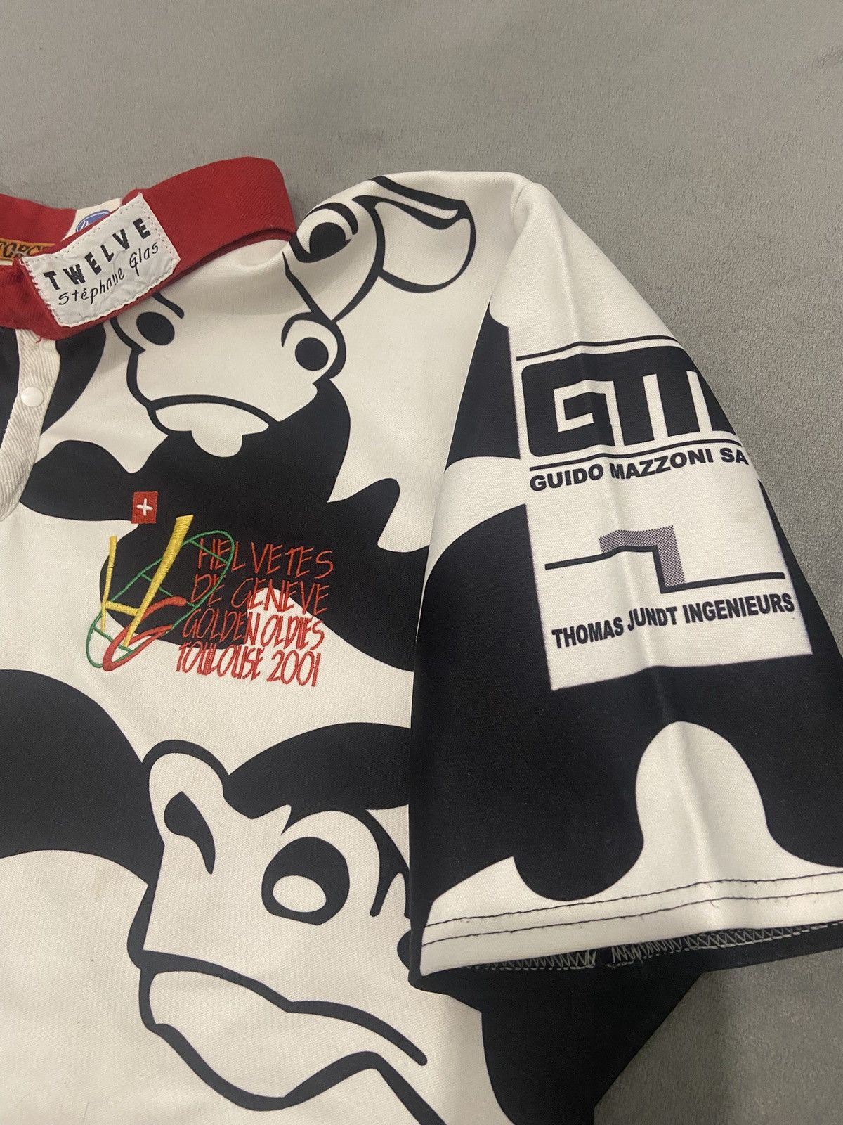 Other Vintage Force XV Rugby Jersey Cow Print XL (2001) Size US XL / EU 56 / 4 - 8 Thumbnail