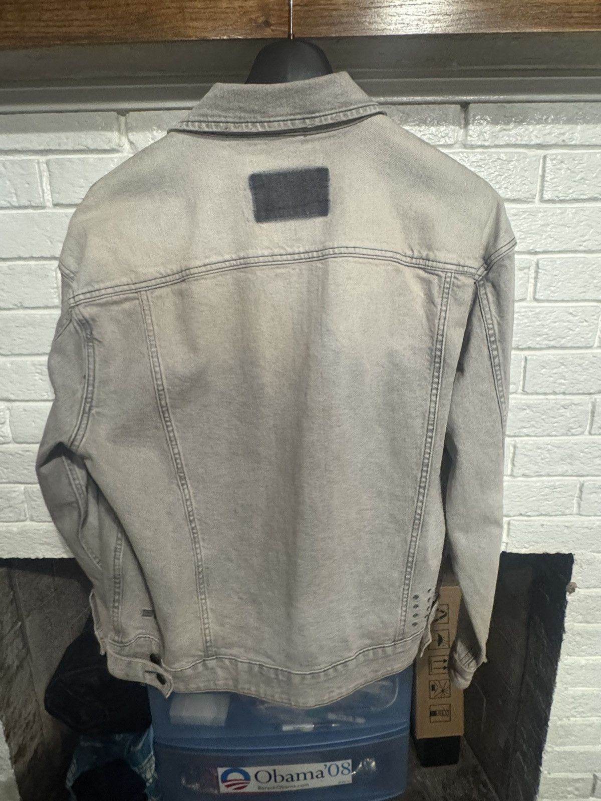 Ksubi Light grey denim jacket Size US S / EU 44-46 / 1 - 2 Thumbnail