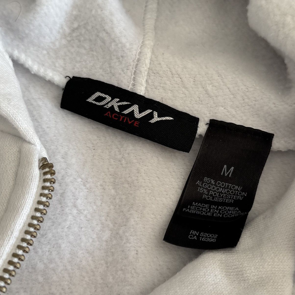 DKNY × Vintage DKNY Active Vintage Zip Hoodie Size M / US 6-8 / IT 42-44 - 11 Thumbnail