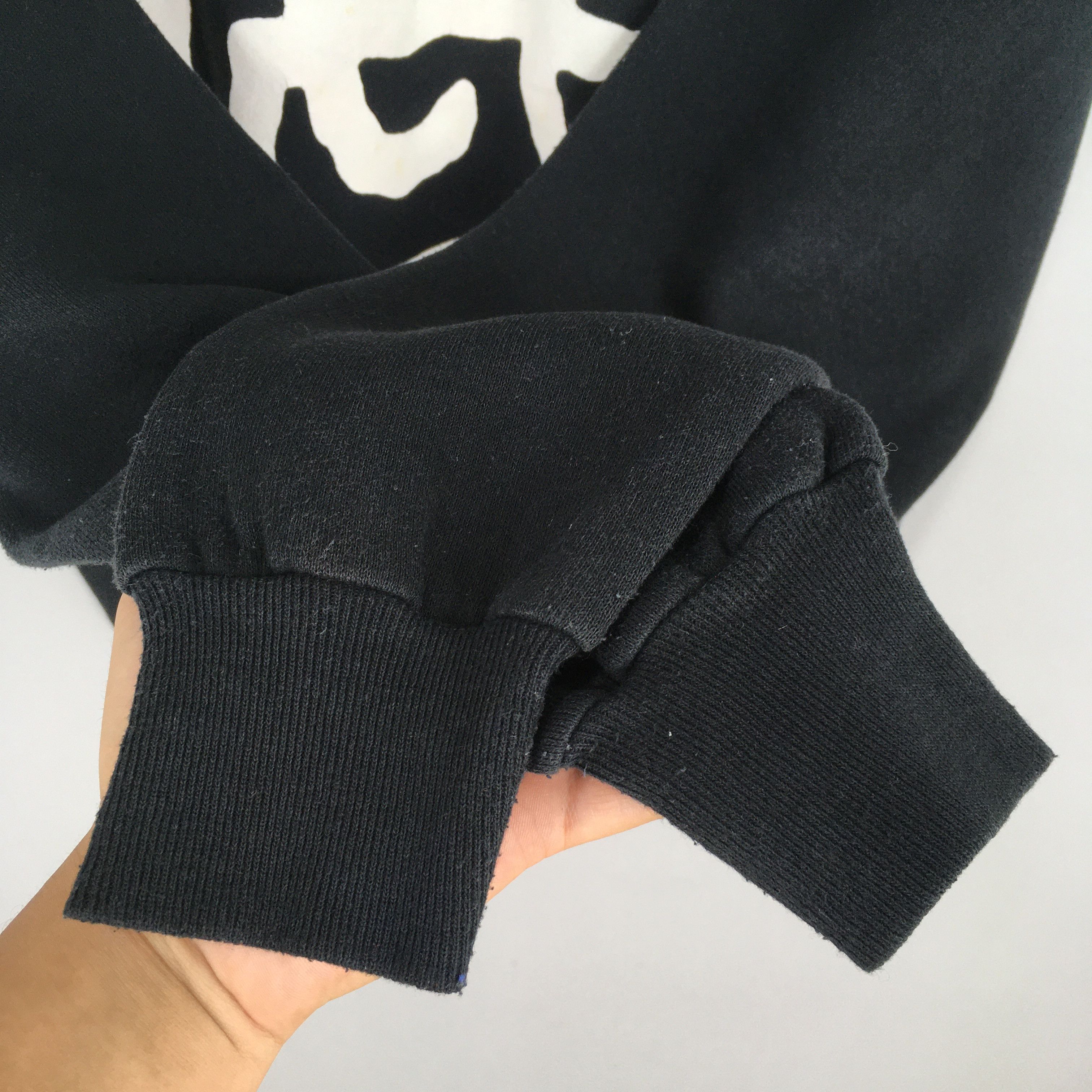 Lee × Vintage Vintage 90s Lee Jeans USA Black Sweatshirt Medium Size US M / EU 48-50 / 2 - 4 Thumbnail