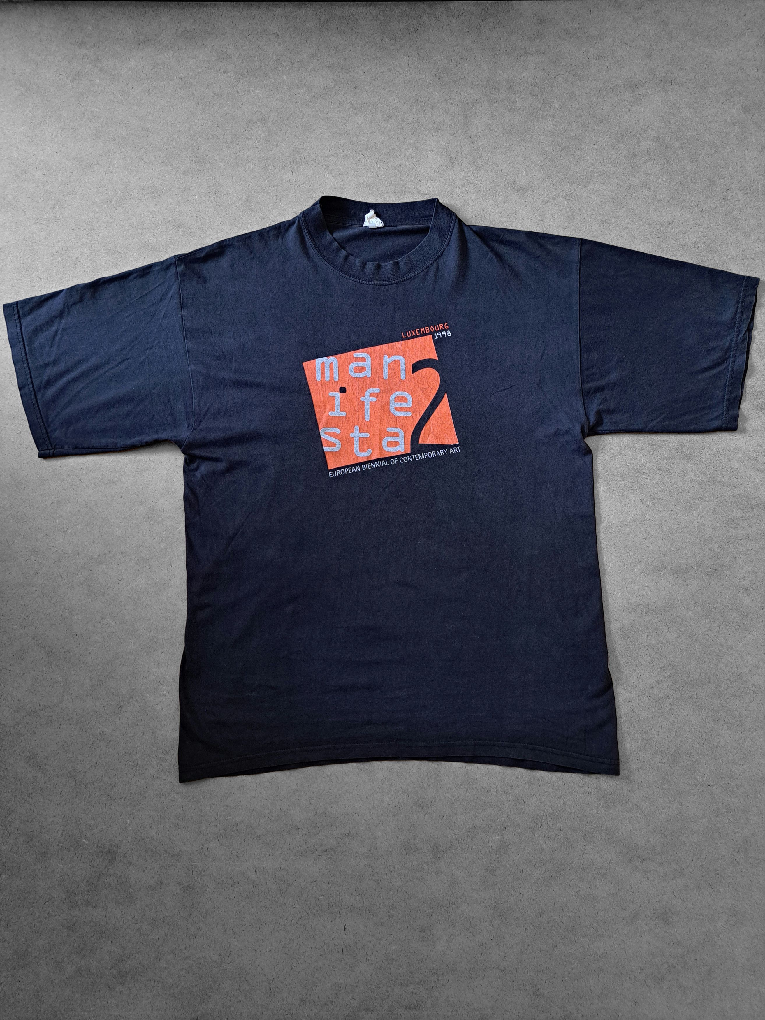 Vintage Vintage tee Luxembourg 1998 Size US L / EU 52-54 / 3 - 1 Thumbnail