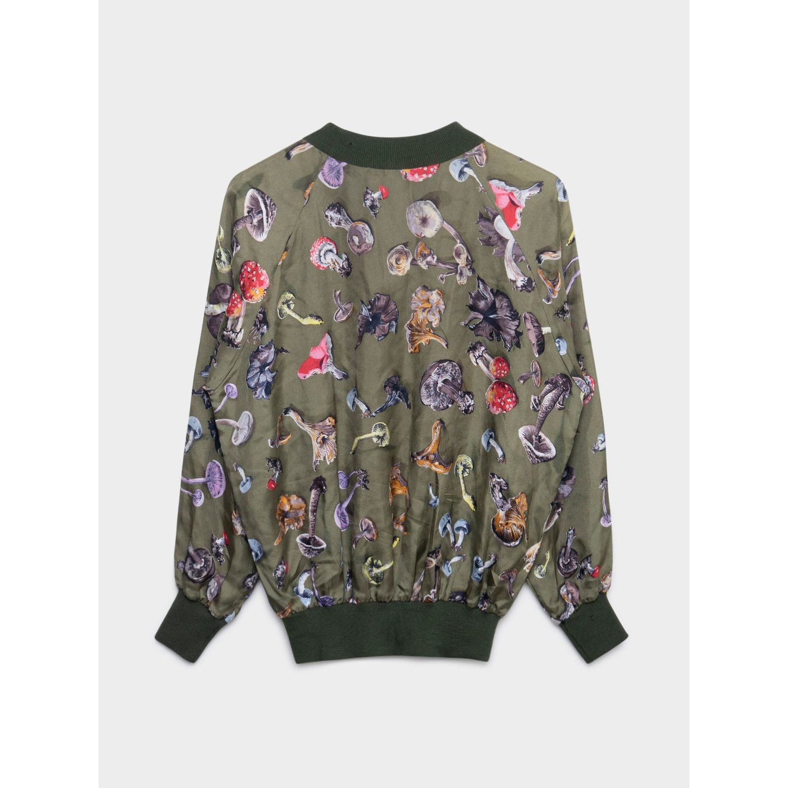 Hermes Silk Mushrooms Crewneck Sweater Size US XXS / EU 40 - 3 Thumbnail