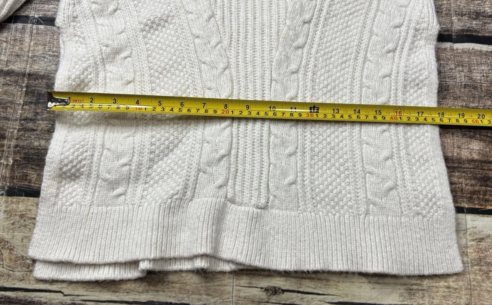 Banana Republic Banana Republic Sweater Womens XS Cable Merino Wool Alpaca Size XS / US 0-2 / IT 36-38 - 12 Thumbnail